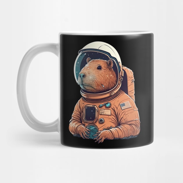 Capybara astronaut by JayD World